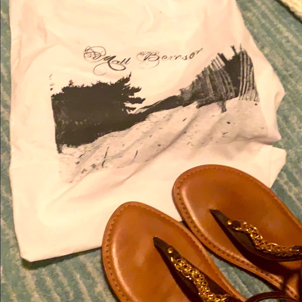 Matt Bernson chain linked flat sandal